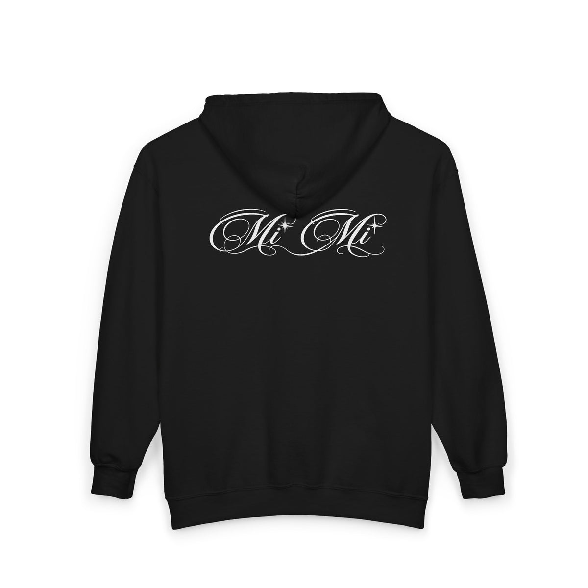 NEED U MORE BLACK LOGO HOODIE